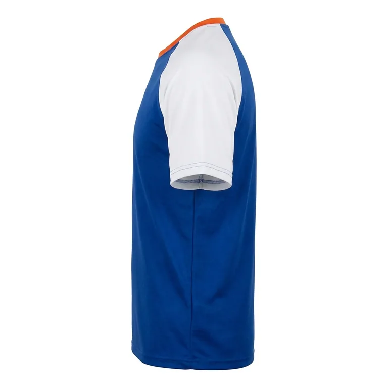 Custom baseball short-sleeve training tees, right side view
