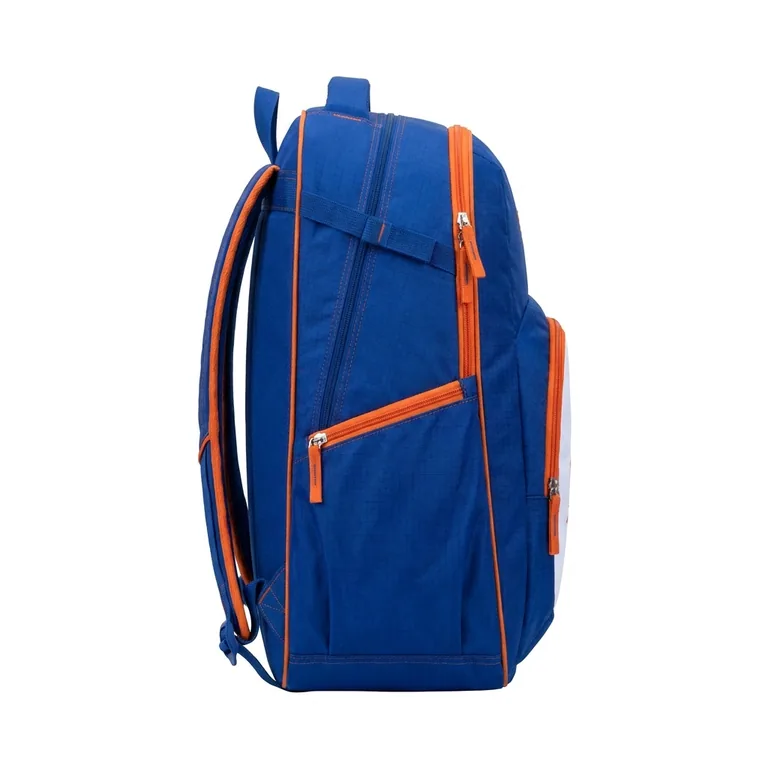 Custom baseball team gear packs, left side view