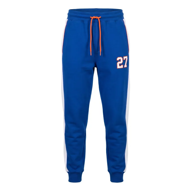 Custom baseball team joggers, front view