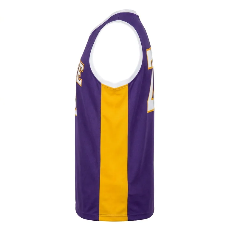 Custom basketball sleeveless training tees, right side view