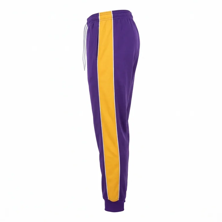 Custom basketball team joggers, right side view