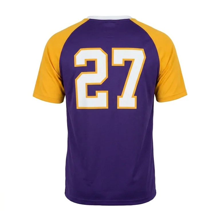 Custom basketball training tees, back view