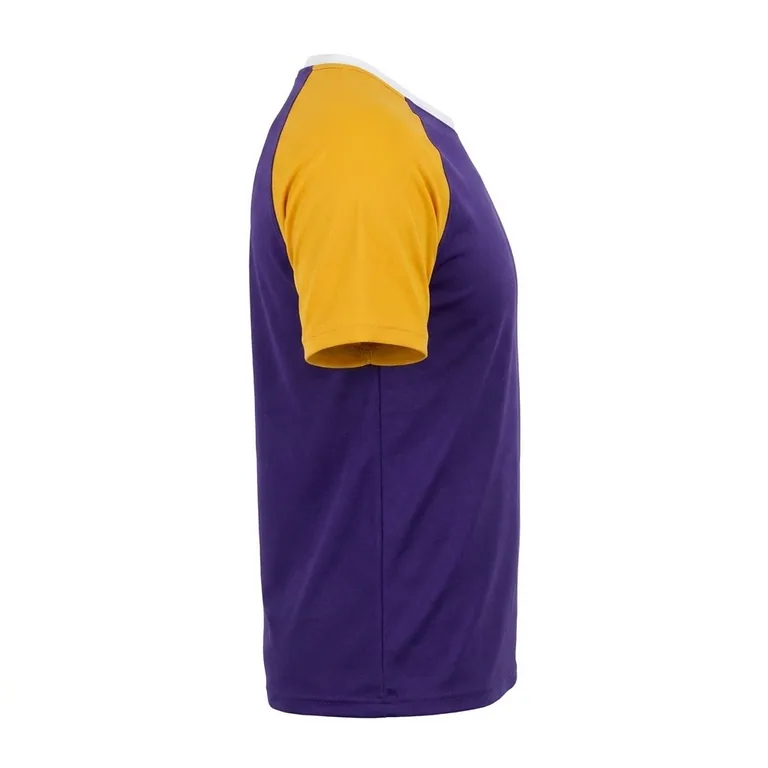 Custom basketball training tees, left side view
