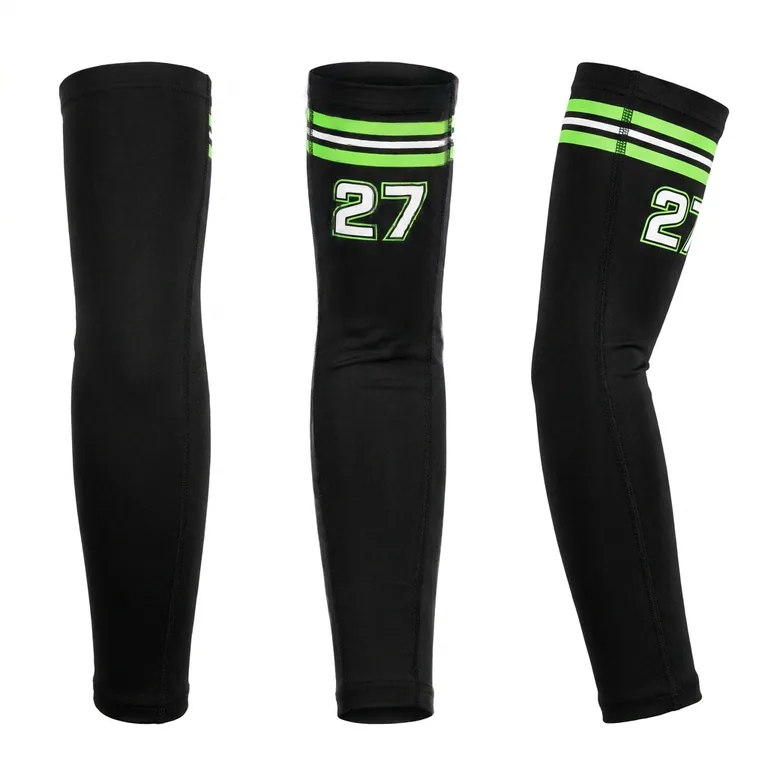 Custom esports arm sleeves, right side view