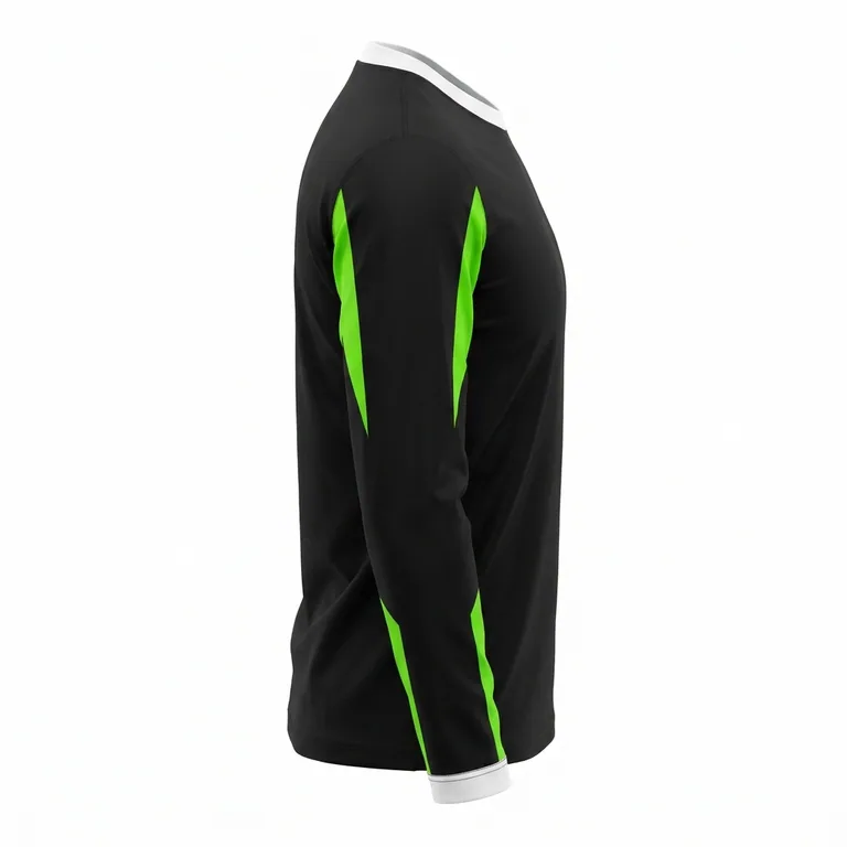 Custom esports long-sleeve player jerseys, right side view