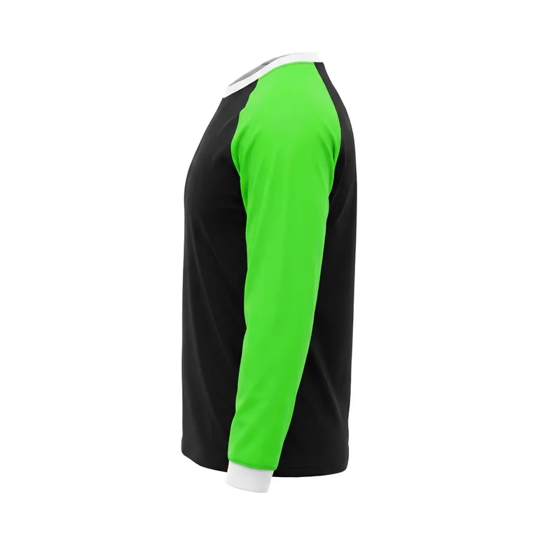 Custom esports long-sleeve team tees, right side view