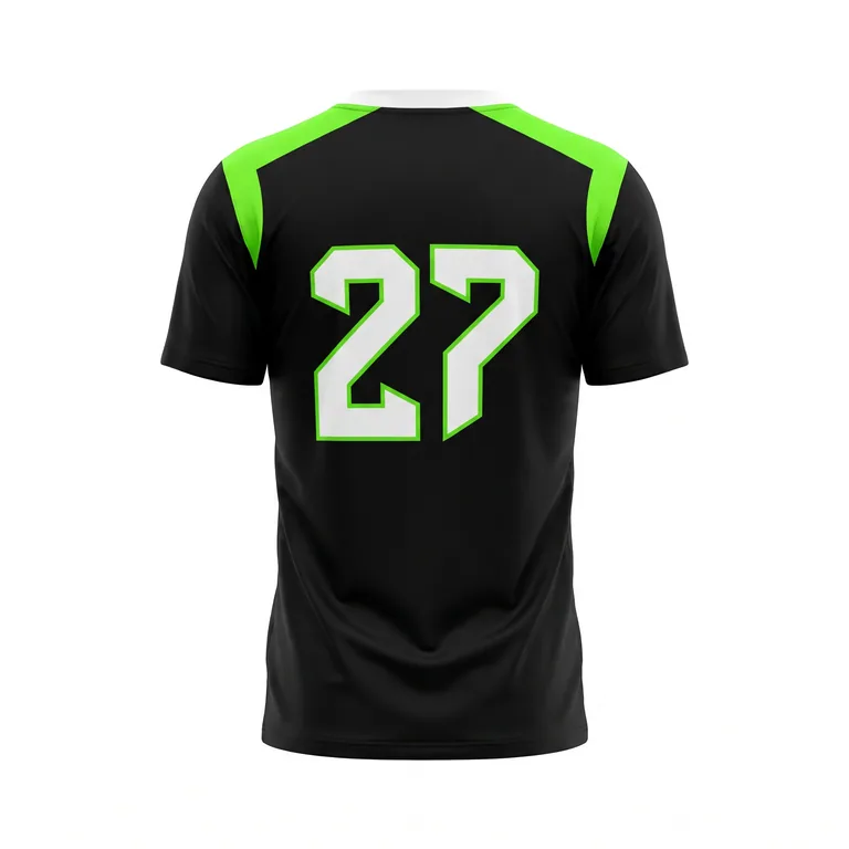 Custom esports short-sleeve player jerseys, back view