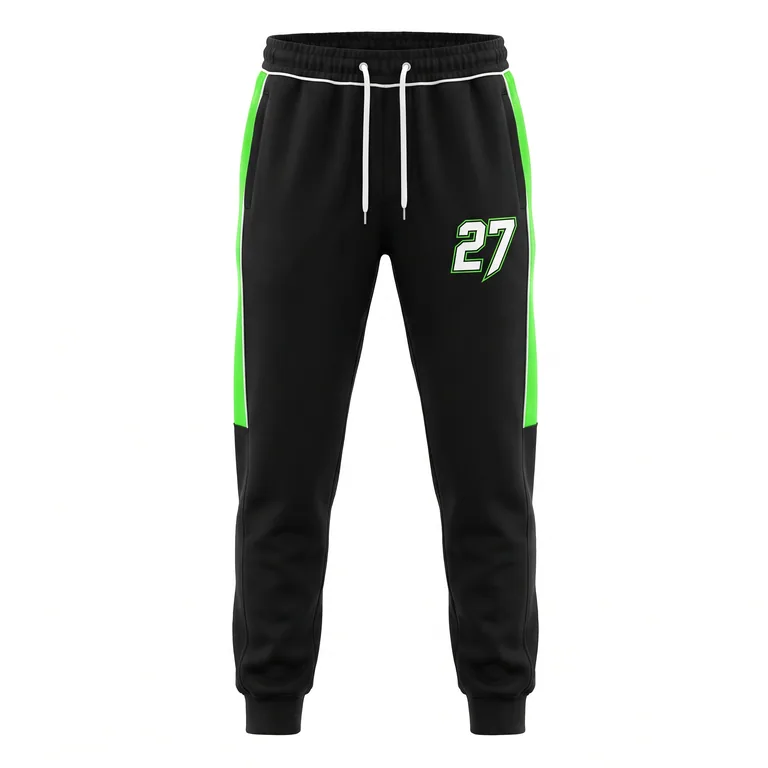 Custom esports team joggers, front view