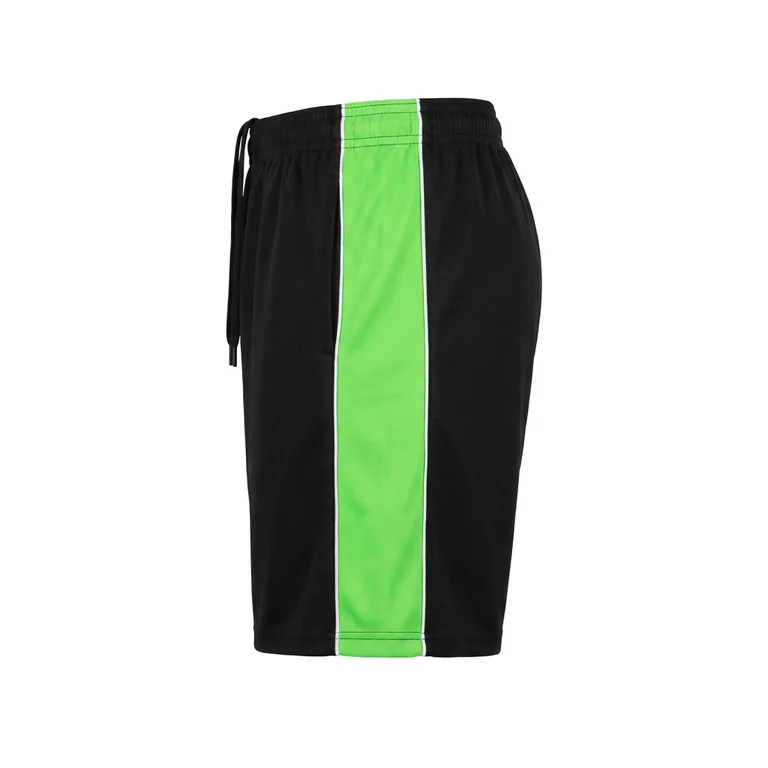 Custom esports training shorts, left side view
