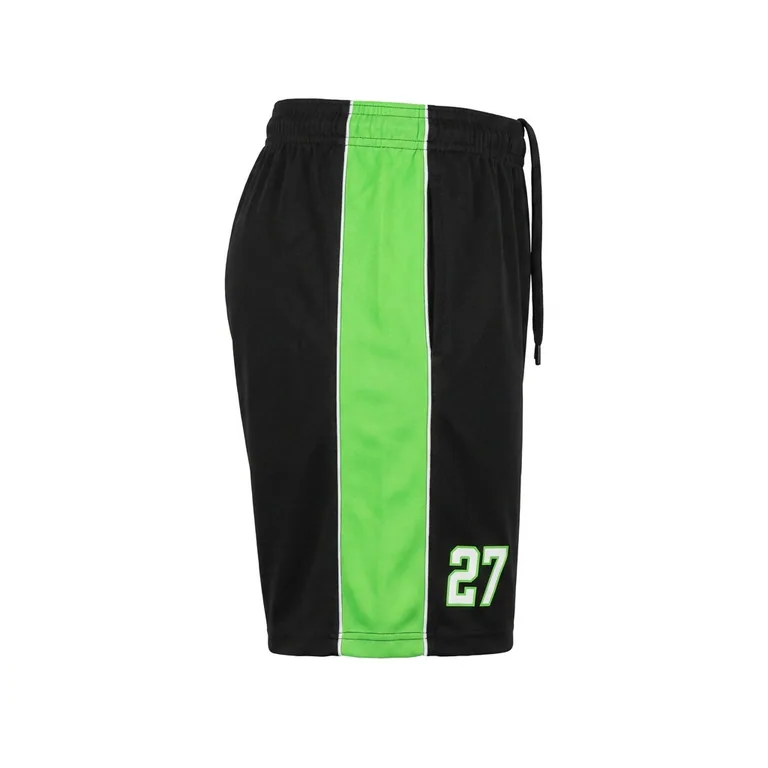 Custom esports training shorts, right side view
