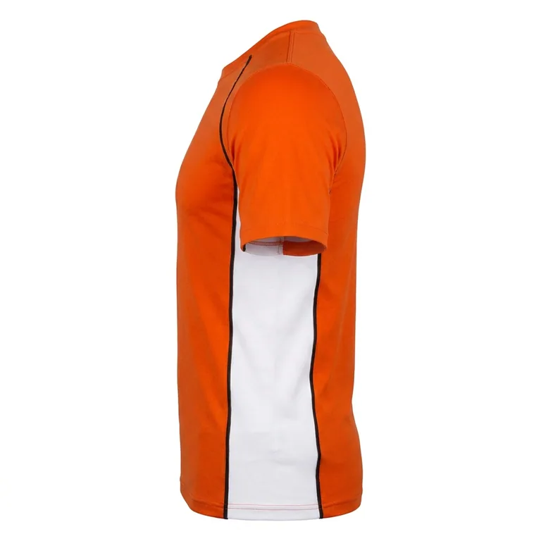 Custom flag football base-layer jerseys, right side view
