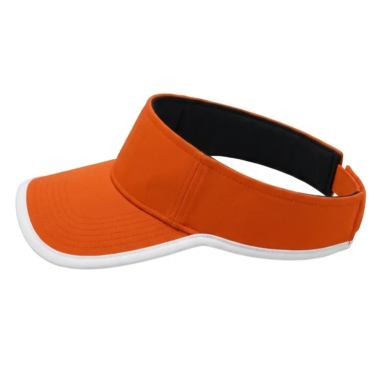 Custom flag football team visors, right side view