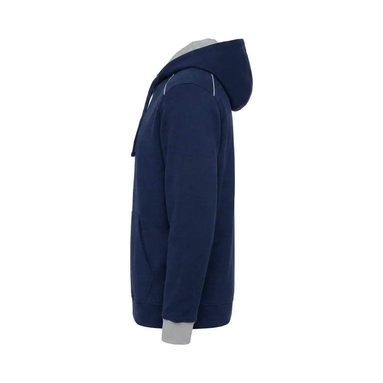Custom football hooded pullovers, right side view