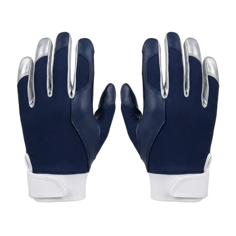 Custom football team gloves, front view