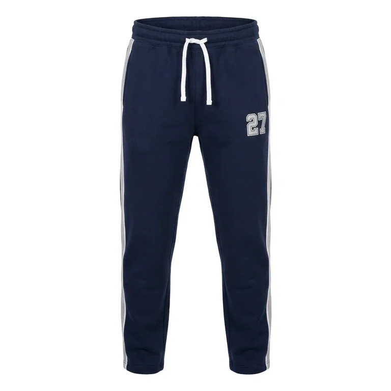 Custom football team sweatpants, front view