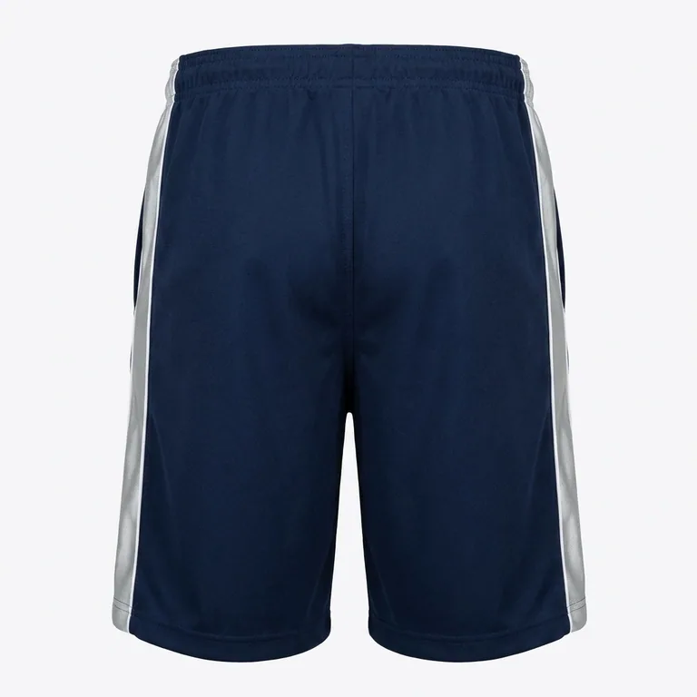 Custom football training shorts, back view