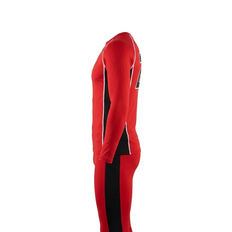 Custom hockey base-layer sets, left side view