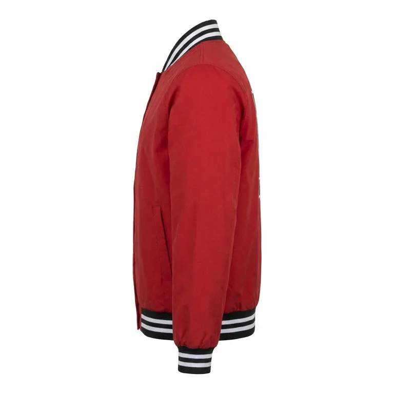 Custom hockey bomber jackets, right side view