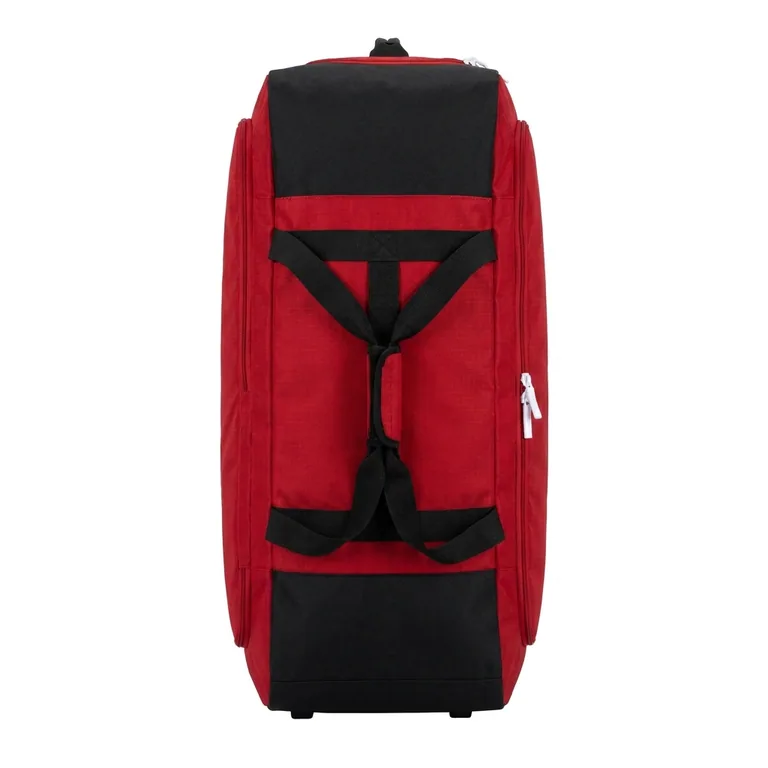 Custom hockey equipment bags, left side view