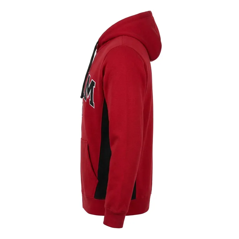 Custom hockey full-zip hooded jackets, right side view