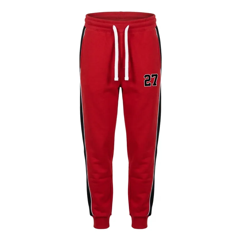 Custom hockey team joggers, front view