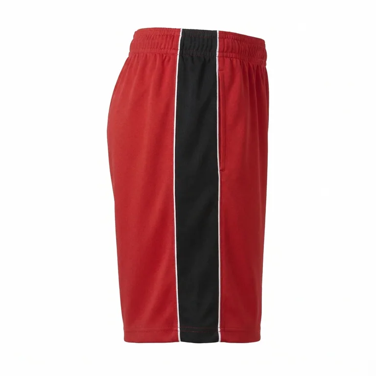 Custom hockey training shorts, right side view