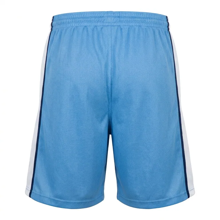 Custom lacrosse game shorts, back view