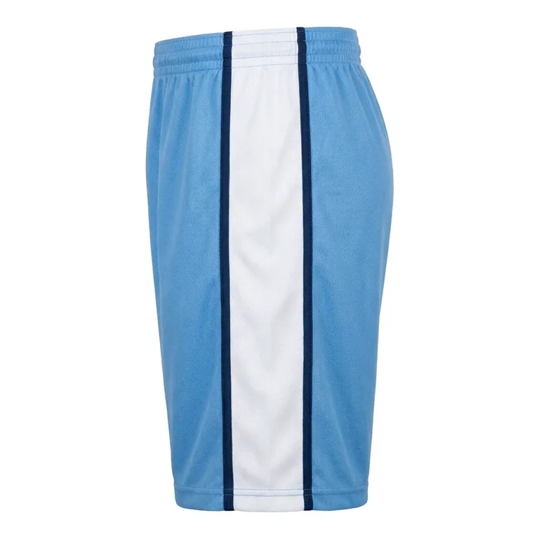Custom lacrosse game shorts, right side view