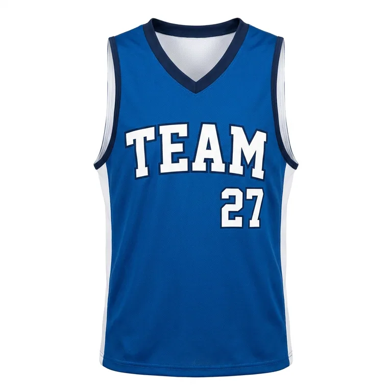 Custom lacrosse reversible pinnies, front view