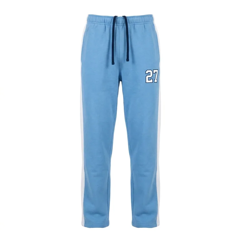 Custom lacrosse team sweatpants, front view