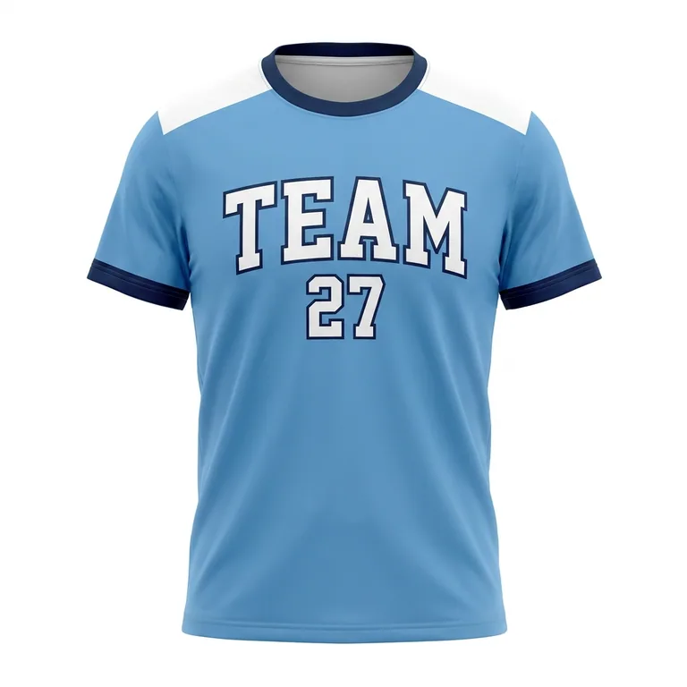 Custom lacrosse warm-up shooter shirts, front view