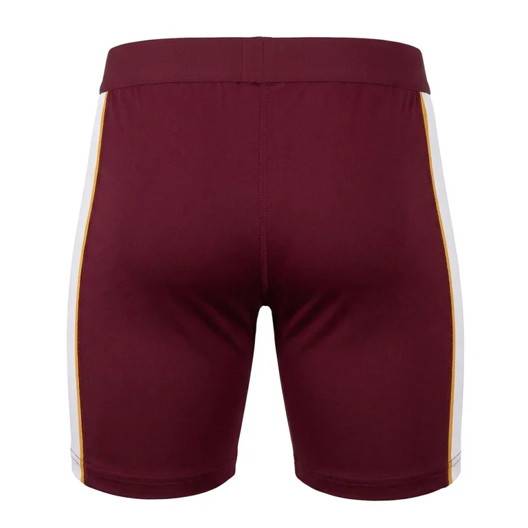 Custom rugby base-layer shorts, back view