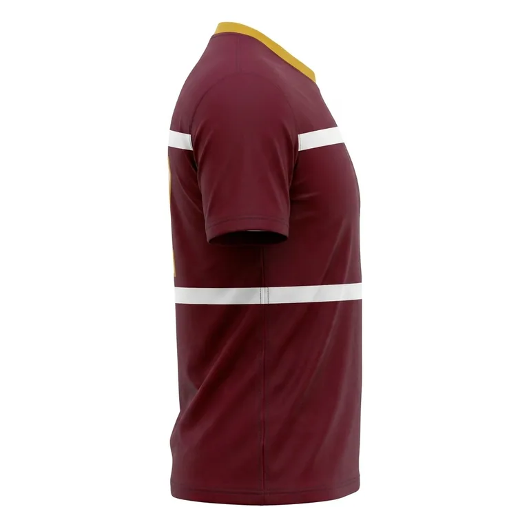 Custom rugby crew-neck classic jerseys, left side view