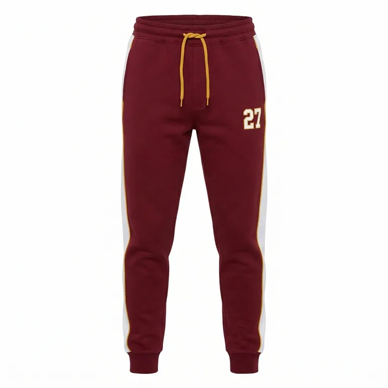 Custom rugby team joggers, front view