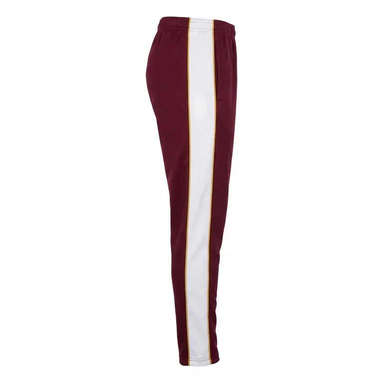 Custom rugby warm-up pants, right side view