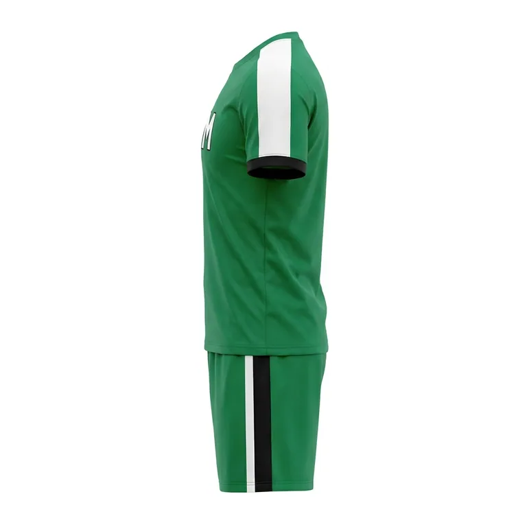 Custom soccer standard match uniforms, right side view