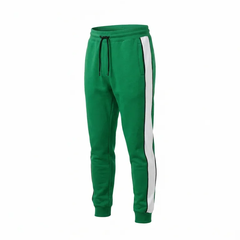 Custom soccer team joggers, right side view