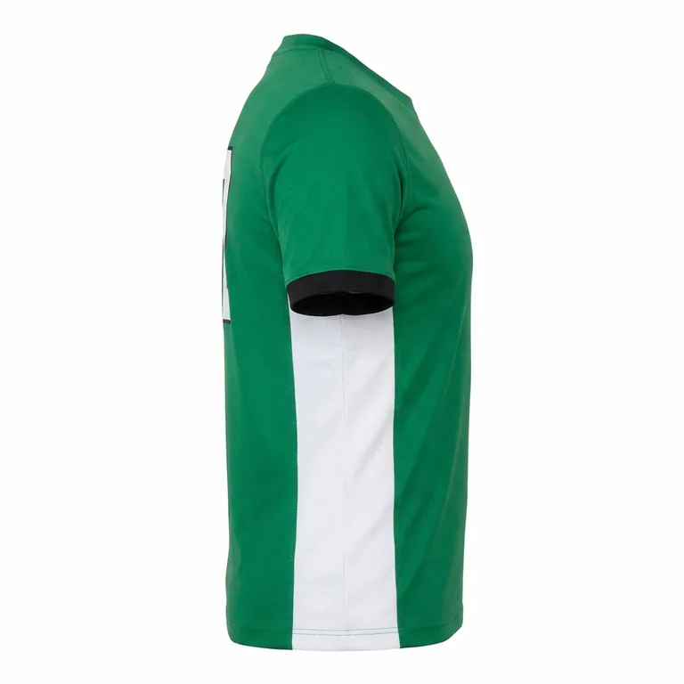 Custom soccer v-neck match jerseys, right side view