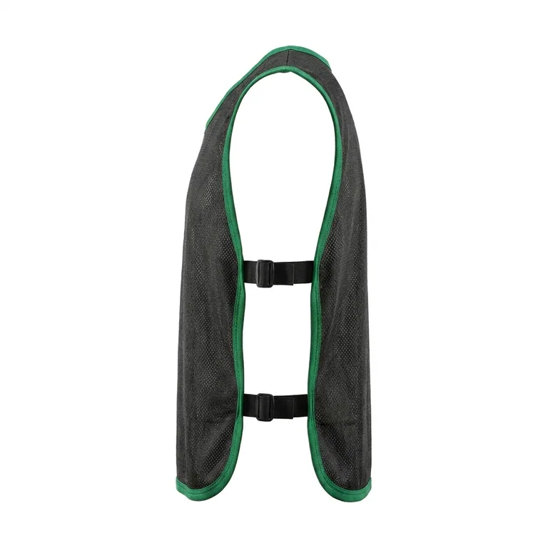 Custom soccer warm-up bibs, right side view