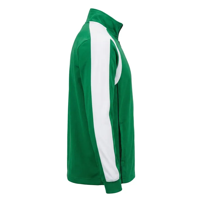 Custom soccer warm-up jackets, right side view
