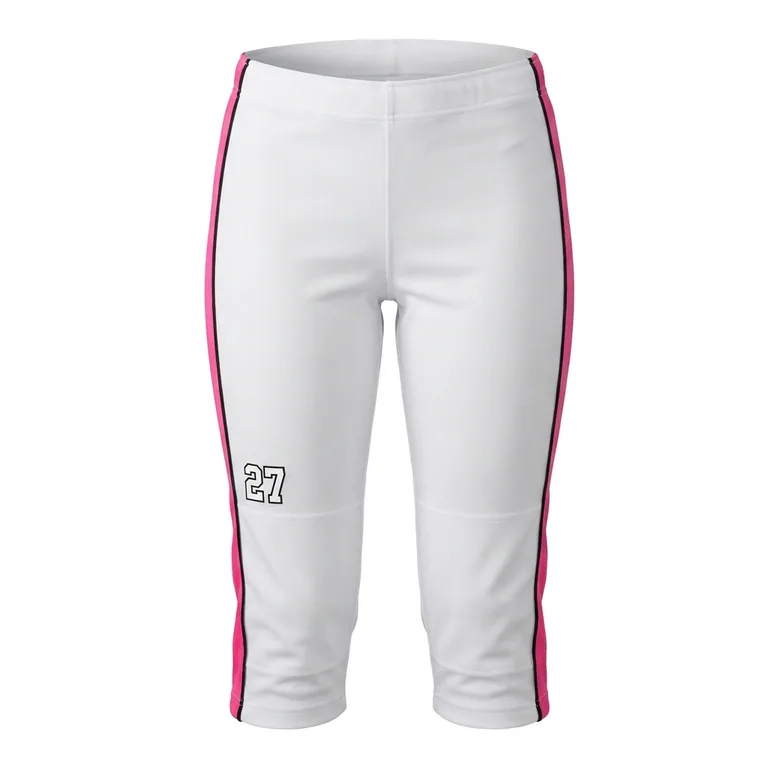 Custom softball standard knickers, front view
