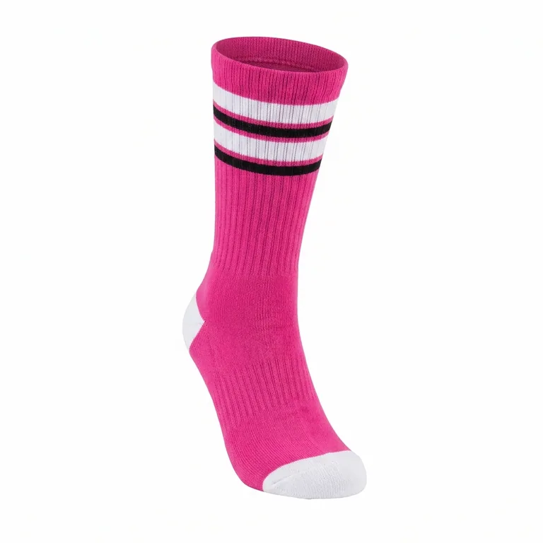 Custom softball team socks, front view