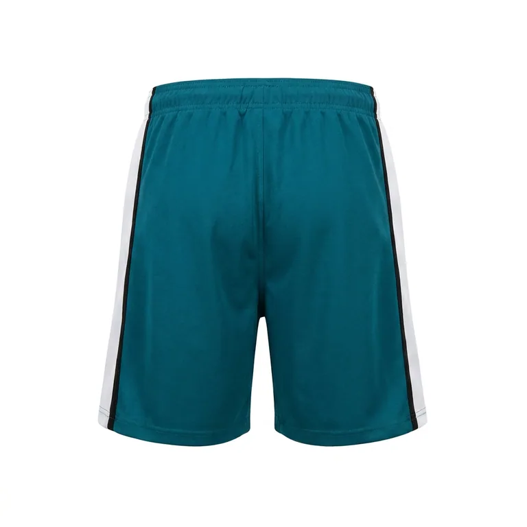 Custom volleyball athletic shorts, back view