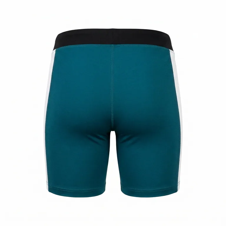 Custom volleyball competition shorts, back view