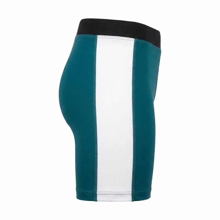 Custom volleyball competition shorts, right side view