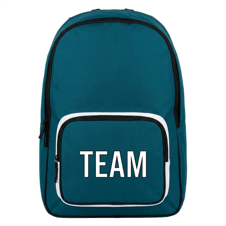 Custom volleyball team gear packs, front view