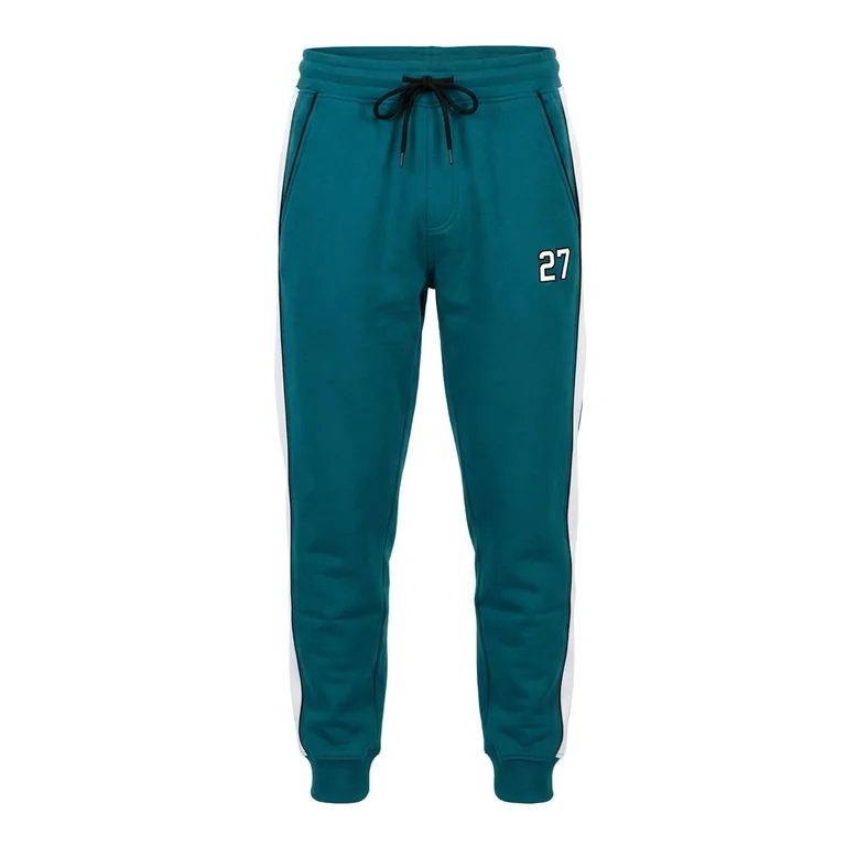 Custom volleyball team joggers, front view