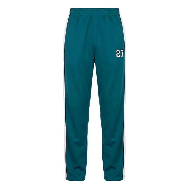 Custom volleyball warm-up pants, front view
