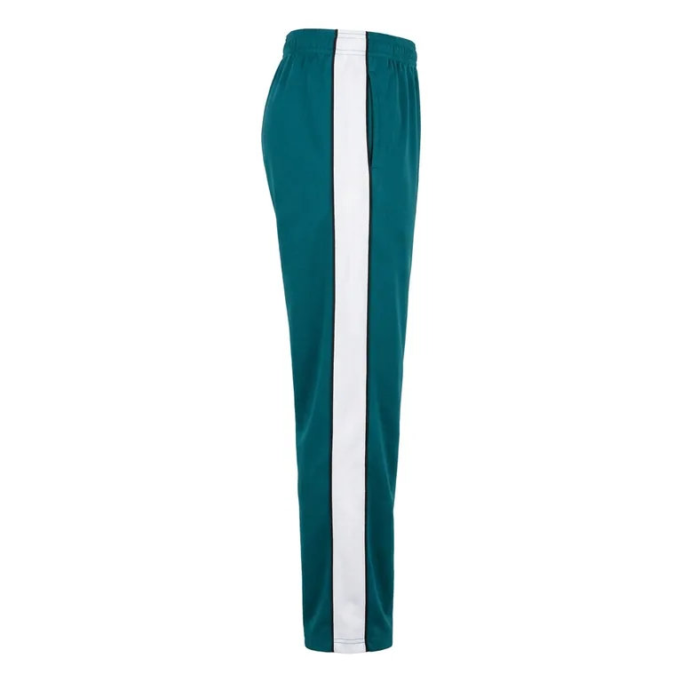 Custom volleyball warm-up pants, right side view