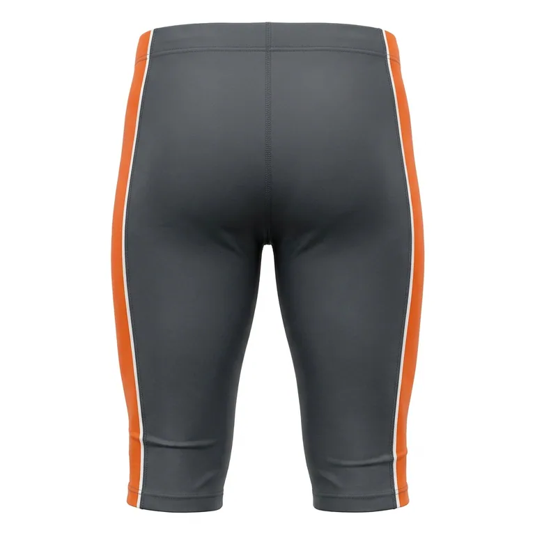 Custom wrestling base-layer spats, back view